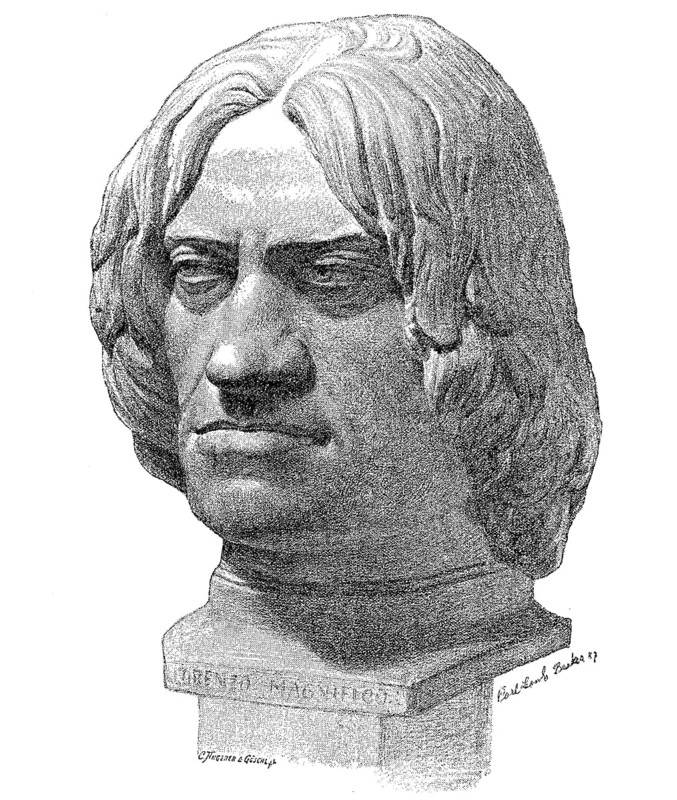Terracotta bust of Lorenzo de Medici