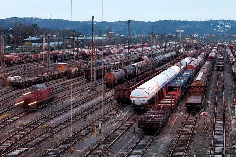 Train formation plant in the suburb of Vorhalle