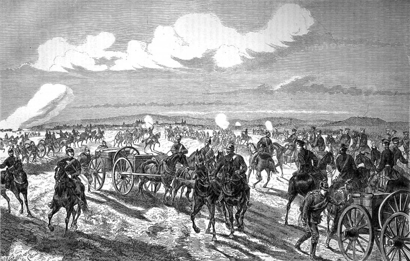 German artillery fighting at Dijon on October 30th