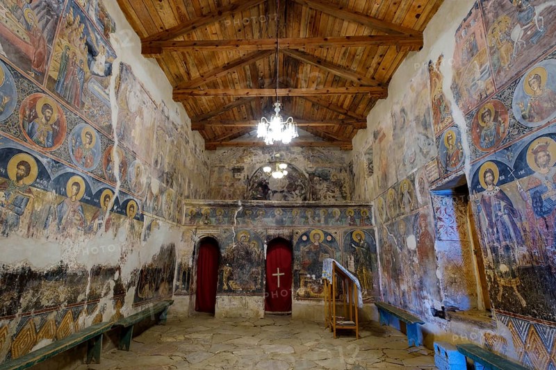 Old frescoes in Nikolauskirche