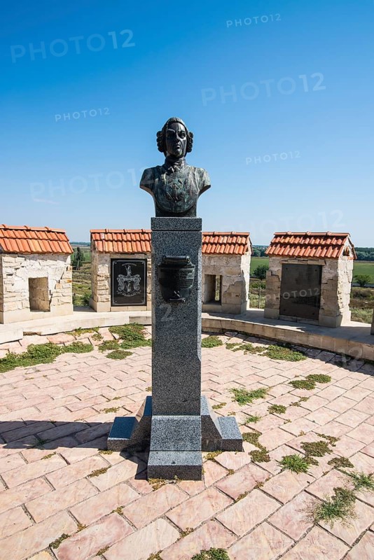 Munchhausen monument in the Bender fortress