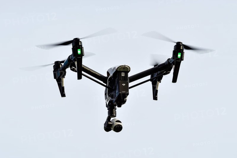 DJI Inspire 1 drone in flight