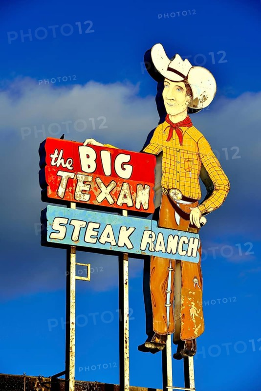 Advertising sign for Restaurant