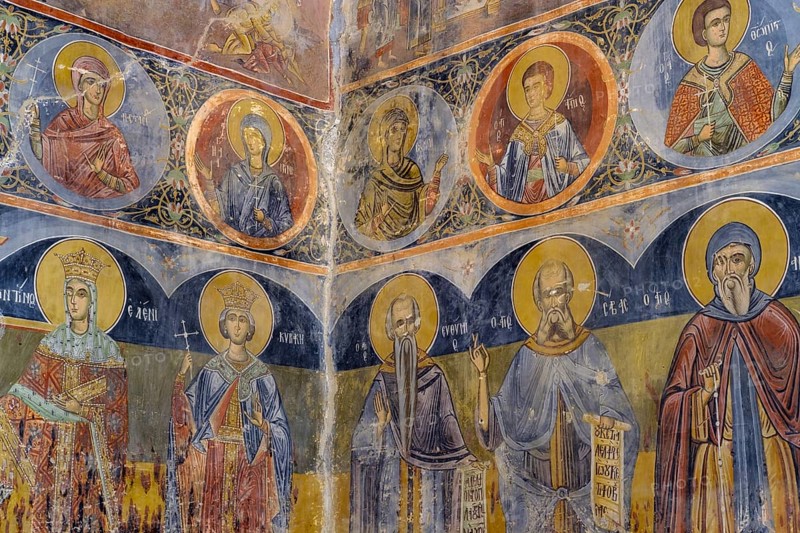 Old frescoes in Nikolauskirche
