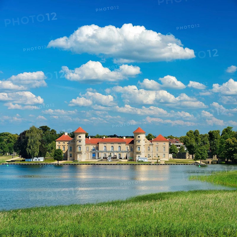 Castle Rheinsberg at Lake Grienerick