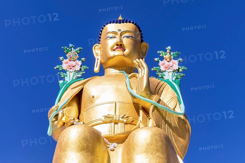 The large Maitreya or future Buddha at Likir Monastery or Likir Gompa