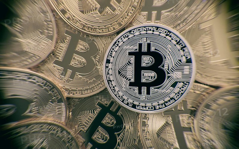 Symbol image turbulence stock market crash digital currency