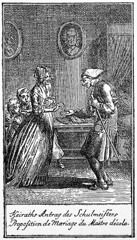 Marriage proposal of an old teacher