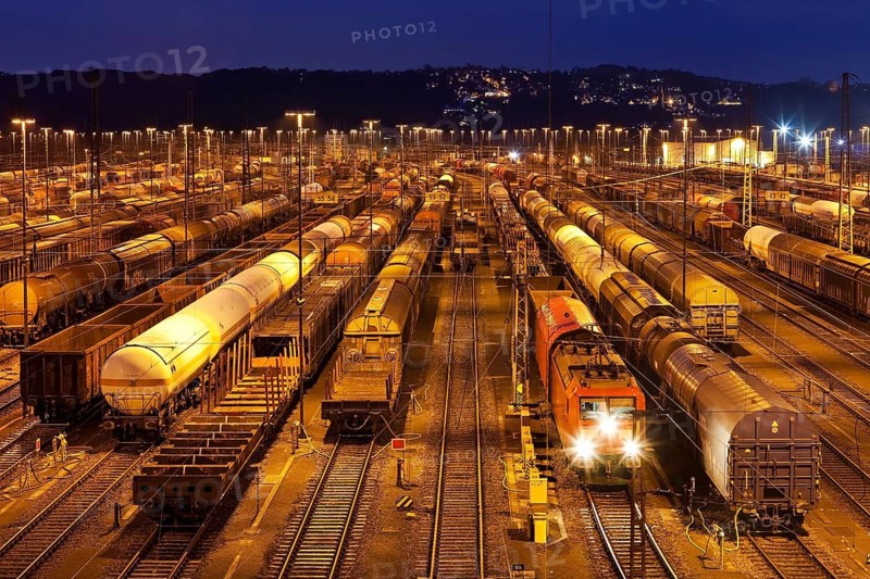Train formation plant in the suburb of Vorhalle