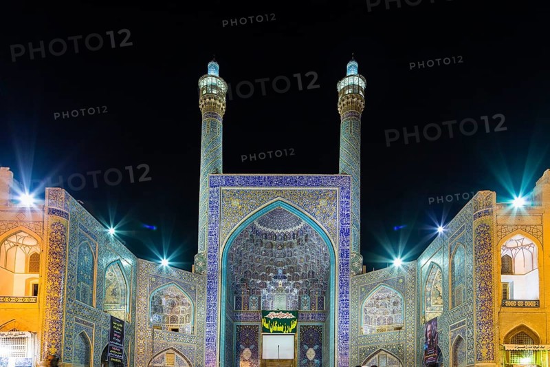 Masjed-e Shah or Shah Mosque at night
