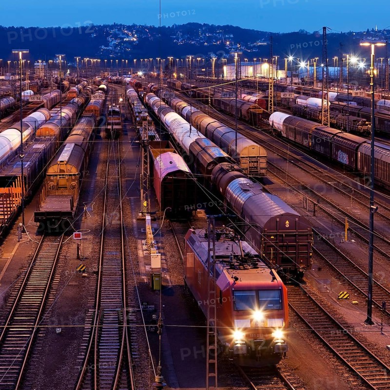 Train formation plant in the suburb of Vorhalle