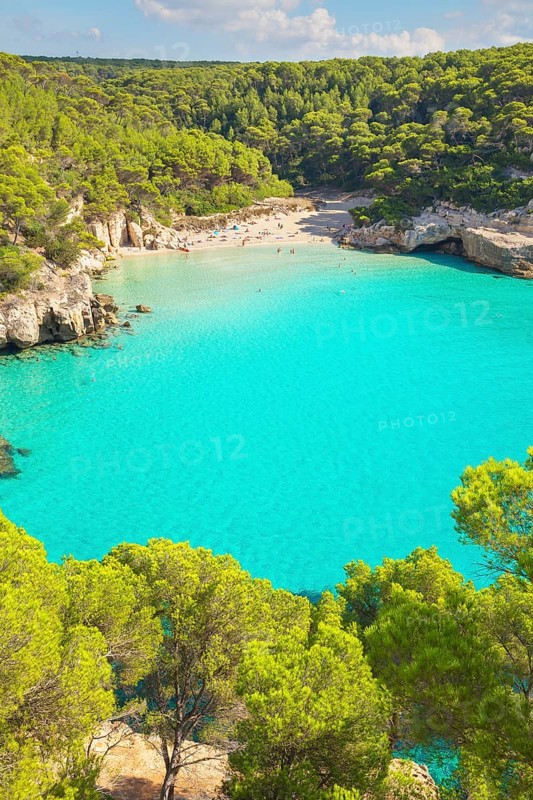 View of Cala Mitjana