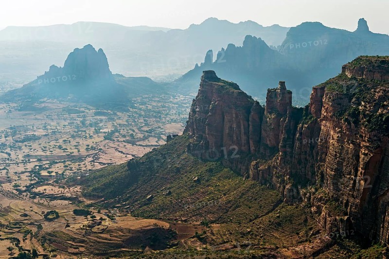 Bizarre rocky landscape