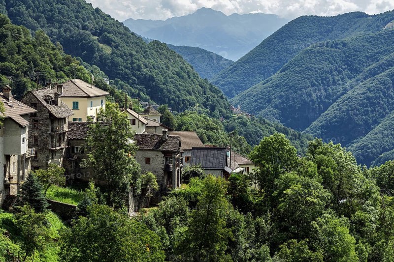 View of the village Crana
