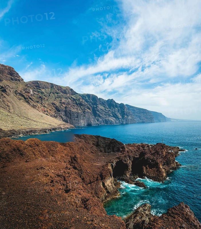 Rocky coast with turquoise sea