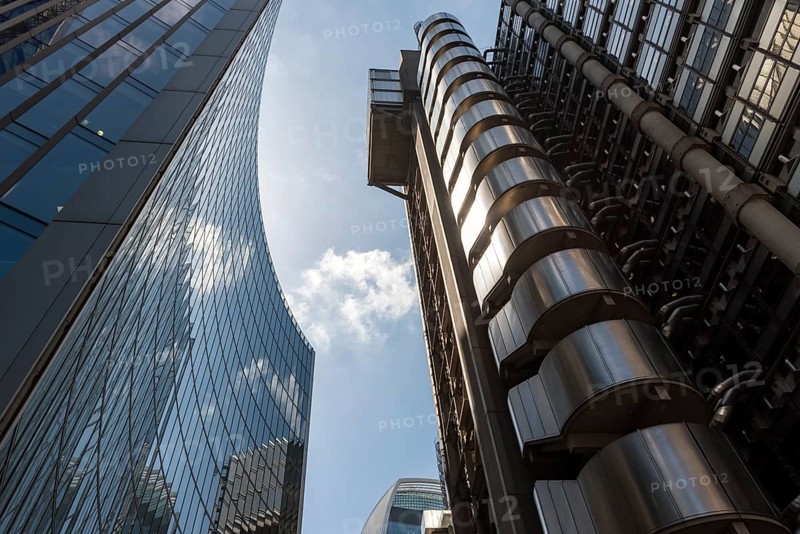 Low-angle view of Willis and Lloyd's