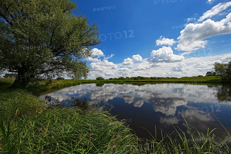 River Sude with cloudy skies