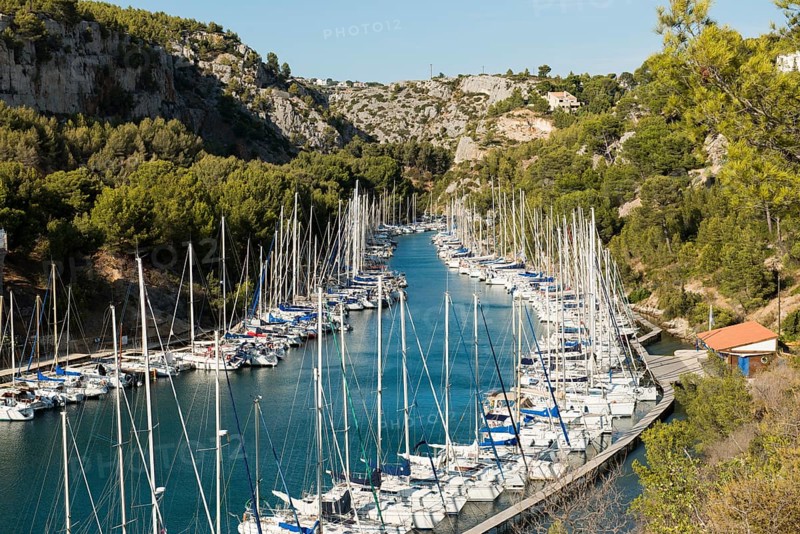 Sailing boats in the port