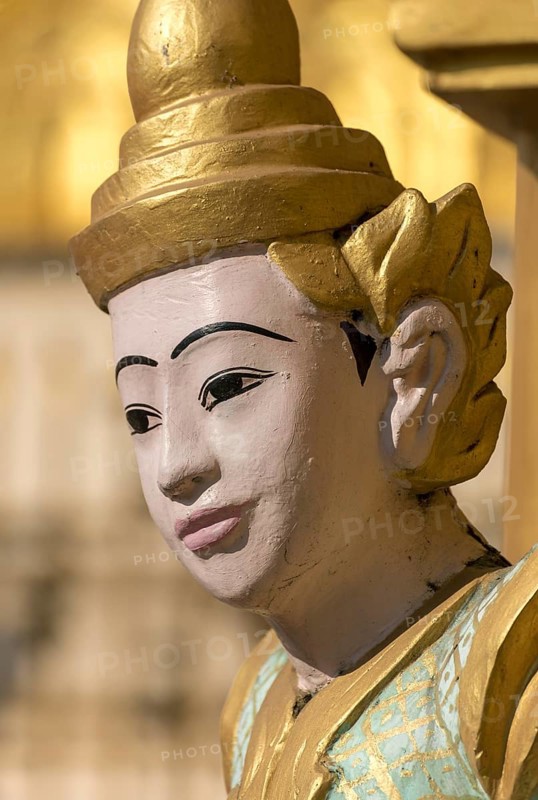 Nat spirit statue at Shwedagon Pagoda