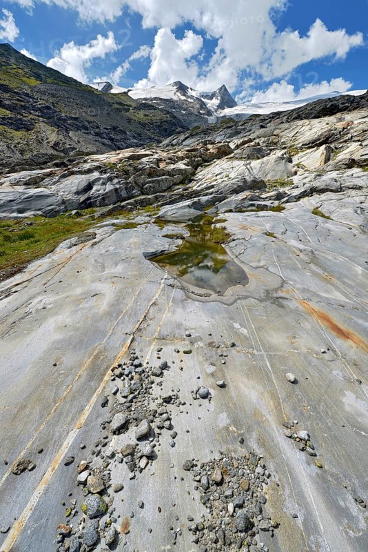 Glacier section below the Schlattenkees glacier