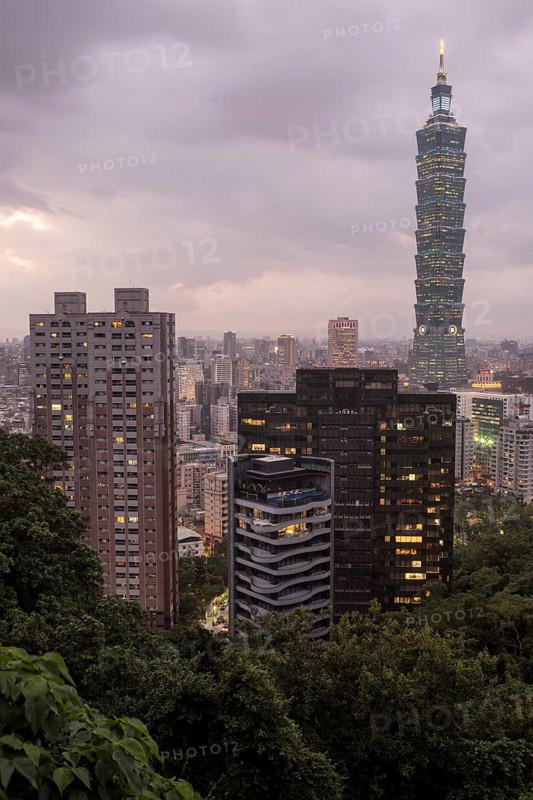 Skyline with Taipei 101 Tower