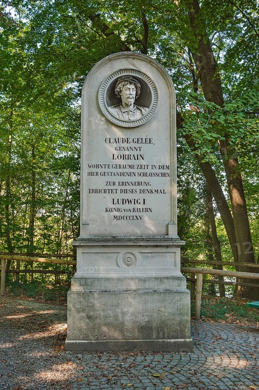 Memorial stone for Claude Gelee