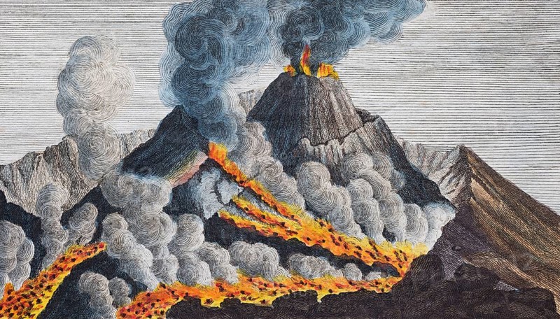 Active volcano Vesuvius
