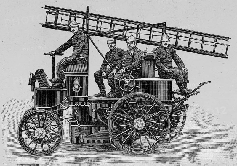 Electric material of the Paris Firemen