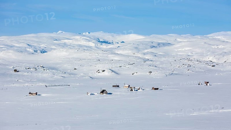 Sami people colonization in the snow