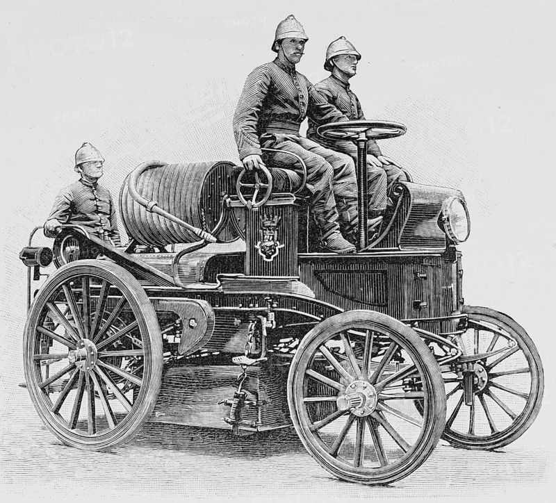 Electric material of the Paris Firemen