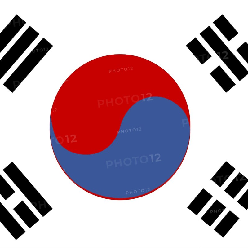Official national flag of the Republic of Korea