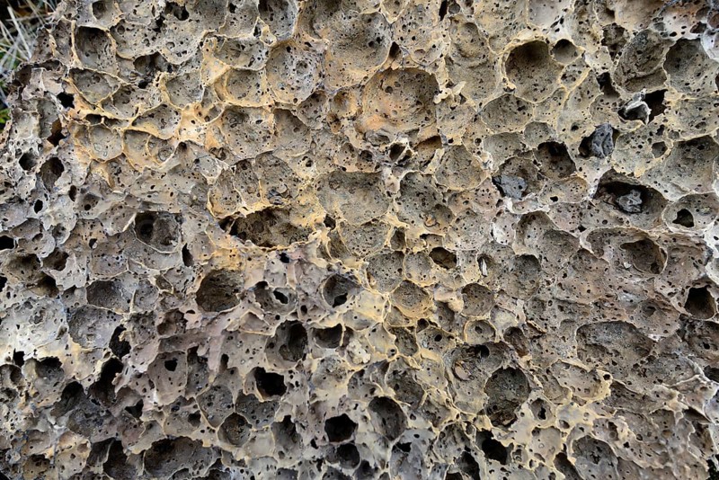Weathered lava stone