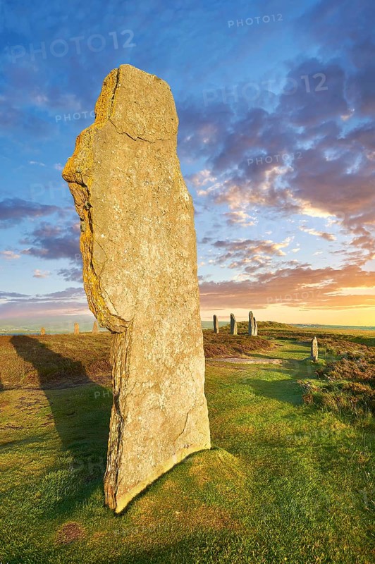 The standing stones of the Ring of Brodgar