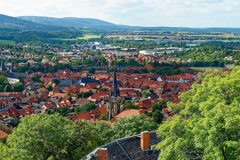View from the castle to the Old Town