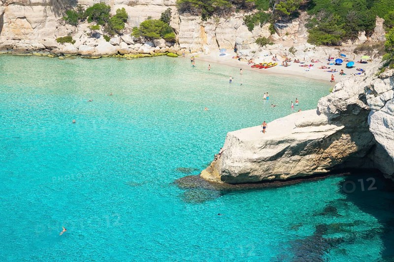View of Cala Mitjana