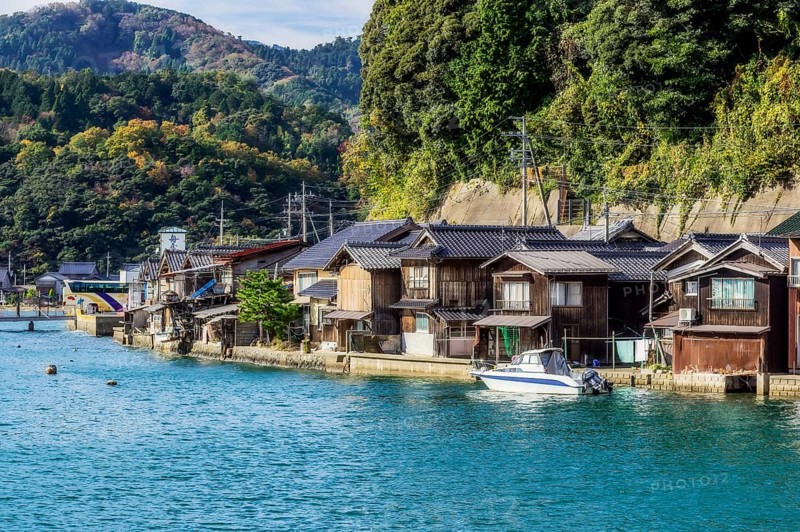 Fishing village by the sea