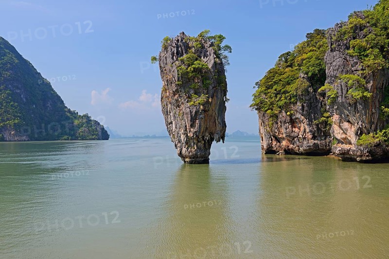 Striking rock formation on Khao Phing Kan Island