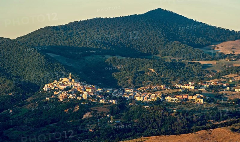 View of mountain town Salcito