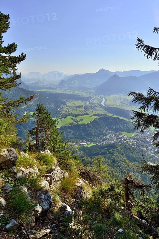 Overview from Brandjochl into the Inn Valley