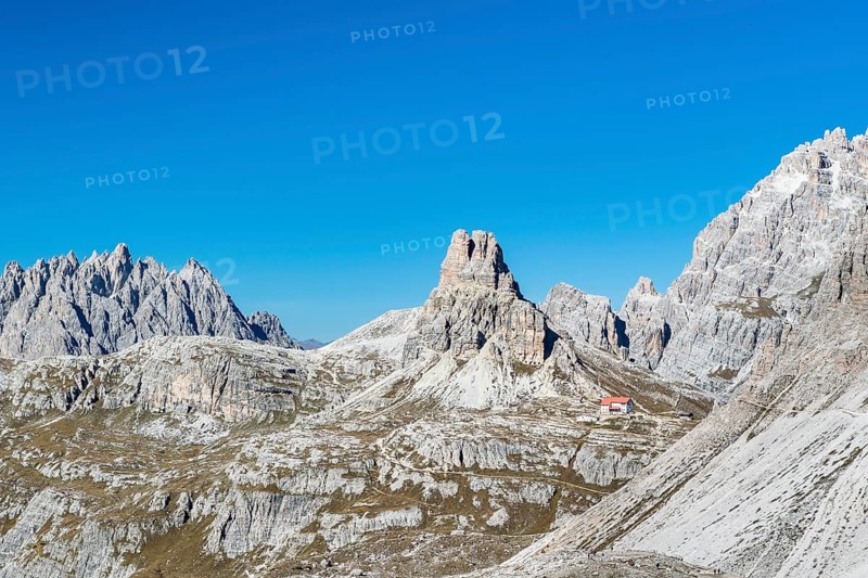 View to the Dreizinnenhutte