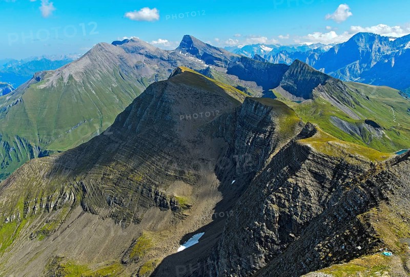 Rugged ridge of the Bernese Alps
