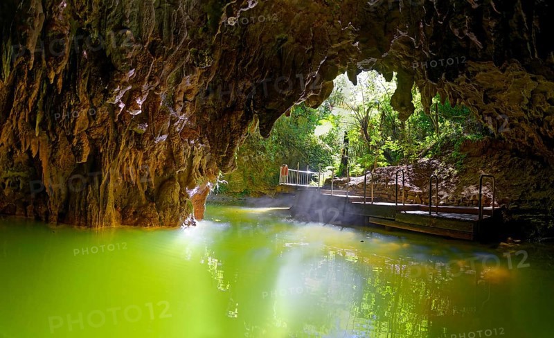 Cave exit from Waitomo Glowworm Caves