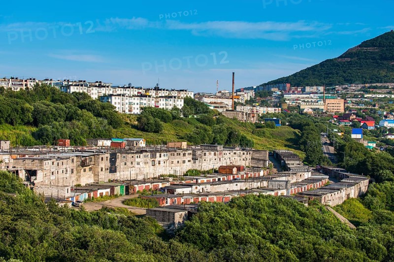 View over Petropavlovsk-Kamchatsky