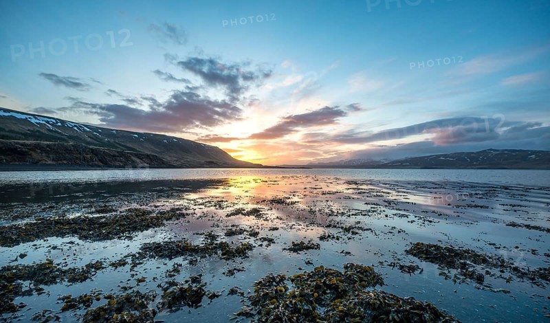 Sunset at Hvalfjorour