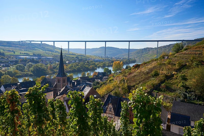 Hochmosel bridge over the river Moselle