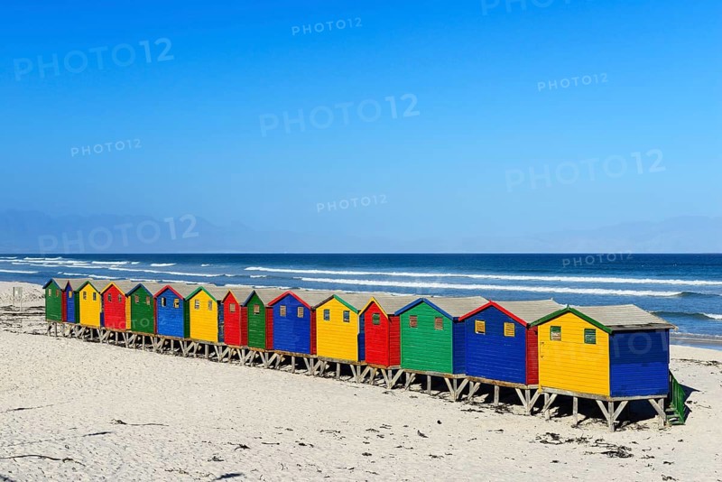Colourful Beach house near Muizenberg
