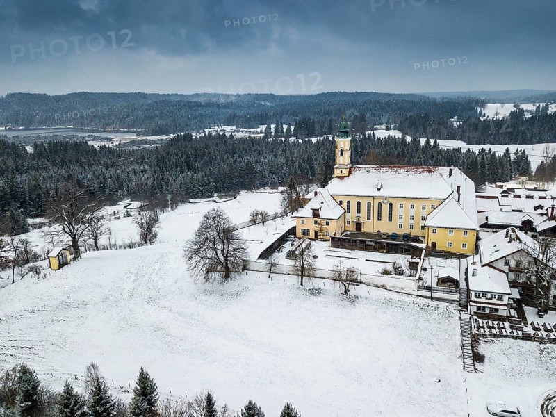 Reutberg Monastery in winter