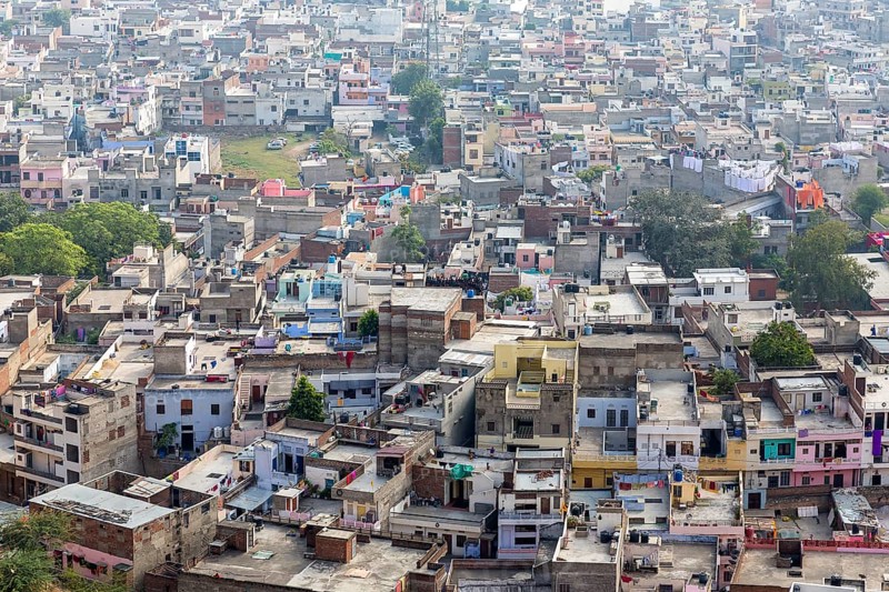 City view from Nahargarh Fort