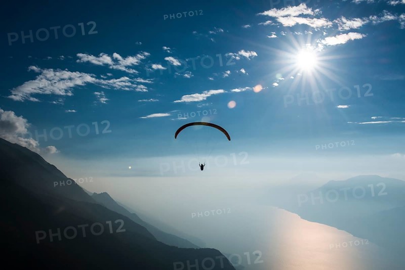 Paragliding over Monte Baldo on Lake Garda