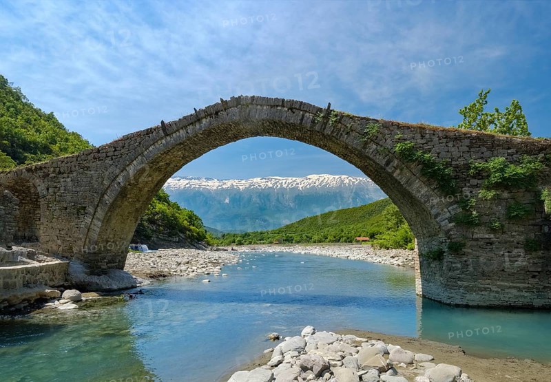 Ottoman stone arch bridge Ura e Kadiut